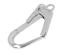 Socobeta Moschettone in Acciaio Legato, Gancio per Cordino a Doppia Chiusura Resistente All'erosione per Lavori di Costruzione