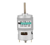 Socobeta Motore CC 775 Albero di Prolunga a Coppia Elevata 80 W 12 V/24 V per Automazione Robotica e Applicazioni Industriali (giri/min)