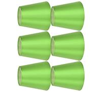 Socobeta Paralume in Tessuto Resistente da 6 Pezzi, Buona Trasmissione della Luce per Lampadine E14, Lampada da Tavolo a Soffitto per Camera da Letto, Soggiorno "Camera da Letto, Soggiorno" (Verde