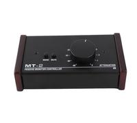 Socobeta Passivo Stereo Monitor Controller Percorso Segnale Puro Grande Volume Manopola Controllo Muto per Studio 2 Ingressi XLR Interfaccia 3.5mm