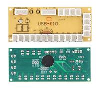 Socobeta PCE Universal USB-F10 Game Joystick Circuit Board Controller Control Board Assembly with USB Cable Button Cable