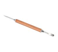 Socobeta Penna per caffè Latte Art in Acciaio Inossidabile con Ago per caffè Latte con Manico in Legno per L'uso di Strumenti per la Schiuma di Latte per Decorare il caffè Fai-da-te