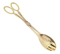 Socobeta Pinze in Lega di Zinco Pinze Vintage per Alimenti per Alimentari per Forno a Buffet Barbecue (Testa appuntita in argento)