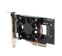 Socobeta Plug And Play Scheda Adattatore NVMe M.2 ad Alte Prestazioni Scheda Adattatore da SSD a PCI - E Adattatore di Rete Scheda Adattatore PCI - E Durevole con Ventola di Raffreddamento