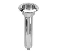 Socobeta Portabicchieri per Asta per Barche in Acciaio Inossidabile, Portabicchieri con Parte Superiore Rotonda 280 Mm per Vari Tipi di Barche e Yacht (30 Gradi)