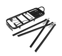 Socobeta Portabici Posteriore, Portabici Leggero Regolabile in Lega di Alluminio Installazione Semplice per Bici da Strada