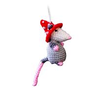 Socobeta Possum Ornamento da Appendere per Auto Simpatico Accessorio Pendente in Acrilico per la Decorazione dello Specchietto Retrovisore e il Divertimento in Viaggio (C)