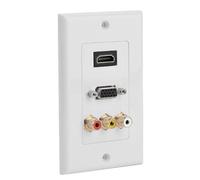 Socobeta Presa a Muro Tre in Uno Protezione Multi-Livello Integrata Pannello multimediale con Porta HDMI VGA