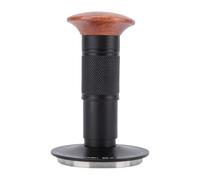 Socobeta Pressino per caffè in Acciaio Inossidabile da 58 Mm con Molla di Rimbalzo Automatica, Robusto Manico in Legno di Noce per Baristi Domestici, 1 Pezzo