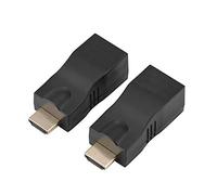 Socobeta Prolunga Cavo di Rete da RJ45 a HDMI 1.4, Ripetitore Extender HDMI HDMI 30m A ripetitore Convertitore Convertitore Extender Cavo di Rete RJ45 su CAT-5e CAT6