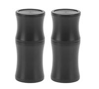 Socobeta Protezioni per Stecche da Biliardo in Plastica Nera da 2 Pezzi Protezioni per Filo per Stecche da Biliardo per Protezione Dell'albero e del Calcio