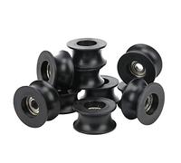 Socobeta Puleggia Guida con Scanalatura a U con Gabbia Rivestita in Nylon per Vibrazioni Ridotte Ed Elevata capacità di Carico, Perfetta per L'uso in Intervalli di Temperatura Compresi tra -40 ℃ e