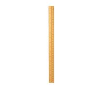 Socobeta Righello per Scale Architettoniche da 30 Cm Robusto Strumento di Disegno Triangolare Multifunzionale in Alluminio per Ingegneri e Architetti (Oro)