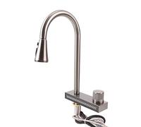 Socobeta Rubinetto a Cascata in Acciaio Inossidabile Rubinetto da Estraibile con Prese Multiple Interfaccia G1/2 per Lavabo