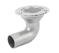 Socobeta Scarico del Ponte Marino Gomito in Acciaio Inossidabile da 90 Gradi Ideale per Yacht e Barche da Pesca Design Robusto Diviso (32MM)