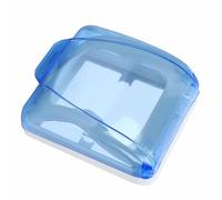 Socobeta Scatola Portapresa Trasparente Impermeabile Durevole per il Bagno, Resistente Alla Polvere per Presa a Muro Tipo 86, Materiale ABS