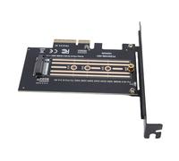 Socobeta Scheda Adattatore PCIe 4X a M.2 M Key per Efficiente PCI E X4 5.0 Gen5 velocità 128 Gbps per SSD 2280 2260 2242 2230