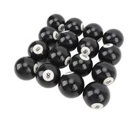 Socobeta Set di 8 Palline da Biliardo in Resina Premium da 16 Pezzi per Sala Giochi da Biliardo, Diametro 2,3 Pollici