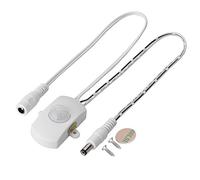 Socobeta Striscia LED per Interruttore Automatico PIR con sensore di Movimento PIR da 6 a 624 V DC da 624 V(Bianca)