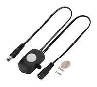 Socobeta Striscia LED per Interruttore Automatico PIR con sensore di Movimento PIR da 6 a 624 V DC da 624 V(Nero)