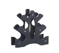 Socobeta Supporto per Manubri Supporto per Peso con Staffa a 3 Livelli per Fissaggio a Vite per Esercizi in Palestra a Casa, Leggero 23x22,5x8,5 Cm