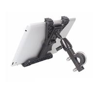 Socobeta Supporto per Tablet per Moto, Supporto per Tablet per Bicicletta Stabile Leggero in Plastica in Lega di Alluminio Facile da Installare per Tubo di Diametro 20-40 Mm