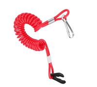 Socobeta Switch Switch del Motore Esternamente di Corda del Tasto di Arresto di Interruttore di Emergenza con Gancio a Scatto Girevole per Tutti i Motori Fuoribordo