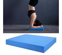 Socobeta Tappetino per Cuscino per L'equilibrio Yoga, Morbido, Imbottito, per Vita, Addome, Esercizio Fitness | Durevole, Sicuro e Non Tossico per la Palestra di Famiglia | Materiale TPE Blu Taglia