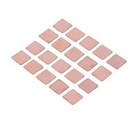 Socobeta Telefono di Dissipatore di Calore CPU per Laptop, 20pcs Tampone di Calore a Shim Stabile Rame Stabile Semplice Installazione per RAM (1,5 mm)