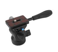 Socobeta Testa per Treppiede Video Esperienza di Gestione Ergonomica per Fotocamera, Telefono, Action Cam, Lega di Alluminio