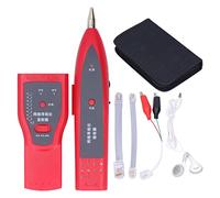 Socobeta TF-008P POE Line Finder Tester per Cavi Tester di Rete Tracciacavi con Jack per Cuffie per Cavi di Rete Telefonica Fili Metallici