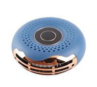 Socobeta Ventilatore Ricaricabile da Appendere Al Collo, a Forma di Mini Ciambella Ultra Silenzioso, Perfetto per un Raffreddamento Confortevole a Casa e in Ufficio (Blu)