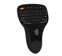 Socobeta Wireless Smooth Mini Keyboard Mini 2.4G Wireless Keyboard Trackball Tastiera Tastiera ultraleggera per TV per computer