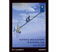 Socrate.2 - Quaderno A4 a Righe - Copertina Rigida: Un quaderno originale bellissimo col valore aggiunto di una copertina rigida che dona eleganza e pregio. Perfetto da regalare.