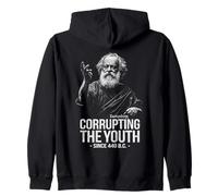 Socrate Corrompe I Giovani Antica Filosofia Felpa con Cappuccio