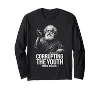 Socrate Corrompe I Giovani Antica Filosofia Maglia a Manica