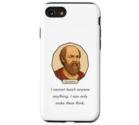 Socrate disse: "Non posso insegnare che posso solo farli pensare" Custodia per iPhone SE (2020) / 7/8