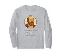 Socrate disse: Non Posso insegnare Che Posso Solo Farli Pensare Maglia a Manica