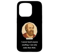 Socrate disse: "Non posso insegnare solo a far pensare alle persone" (Dark) Custodia per iPhone 15 Pro