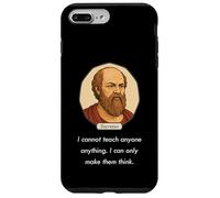 Socrate disse: "Non posso insegnare solo a far pensare alle persone" (Dark) Custodia per iPhone 7 Plus/8 Plus