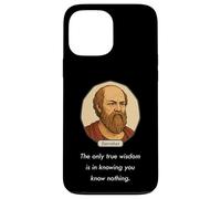 Socrate disse: "Solo la saggezza è sapere che non sai nulla" Custodia per iPhone 13 Pro Max
