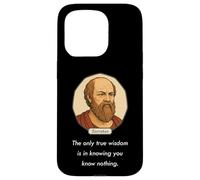 Socrate disse: "Solo la saggezza è sapere che non sai nulla" Custodia per iPhone 15 Pro