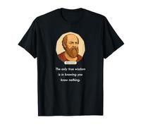 Socrate disse: Solo la Saggezza è Sapere Che Non sai Nulla Maglietta