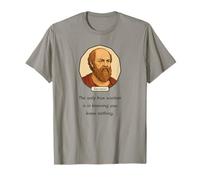 Socrate disse: Solo la Vera Saggezza è Sapere Che Non sai Nulla Maglietta