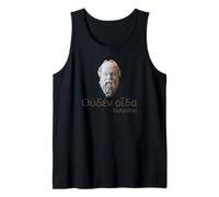 Socrate - I Know Nothing - Citazione in Lingua Greca Antica Canotta