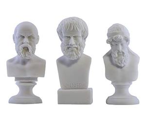 Socrate - Statua di Aristotele Platone, filosofo greco, busto