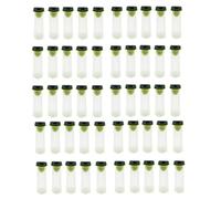 Socueny Set di 50 bicchieri in plastica per api, regina delle api, set di bicchieri regina dell'ape, gabbia per apiario, retro e porta bevande, strumenti per l'apicoltura