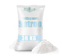 Soda in polvere, Baking Soda 30 kg | bicarbonato di sodio, sale di sodio, 25 kg + 5 kg in omaggio, soda di sodio E500 puro al 100%, qualità alimentare