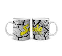 Soda Stereo. Banda rock argentina. Rock nazionale argentino. Tazza in ceramica di qualità AAA+. 325 ml. 11 oz Lavabile in lavastoviglie e utilizzabile nel microonde. Siamo Sportivo Maglietta. (TAZ2725