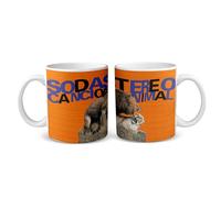 Soda Stereo. Banda rock argentina. Rock nazionale argentino. Tazza in ceramica di qualità AAA+. 325 ml. 11 oz Lavabile in lavastoviglie e utilizzabile nel microonde. Siamo Sportivo Maglietta. (TAZ2726
